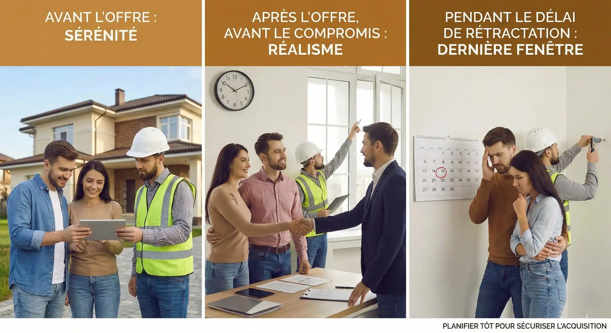 À quel moment faut-il réaliser l'expertise avant achat