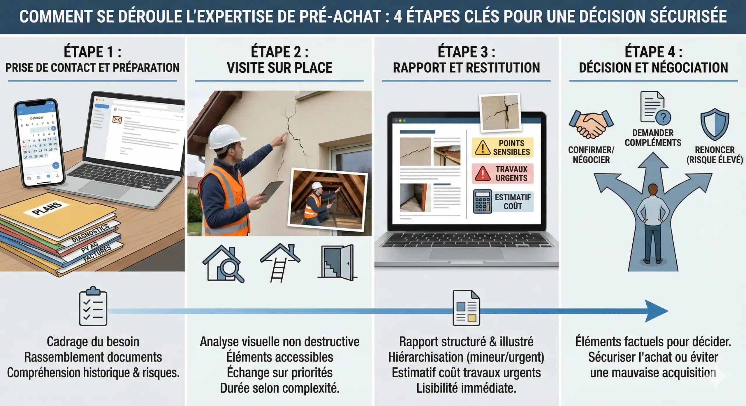 Comment se déroule l'expertise de pré-achat